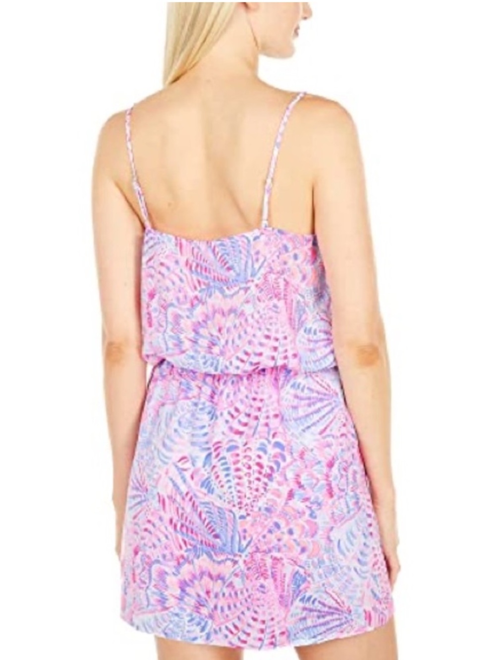 Lilly Pulitzer Zana Skort Romper - Raz Berry Sea You Soon - Picture 4 of 9
